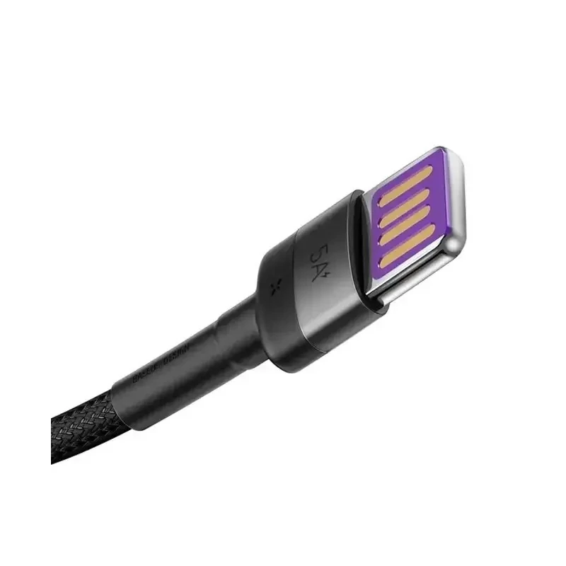 کابل شارژ دو طرفه USB to Type-C باسئوس مدل Cafule HW QC با طول 1متر توان 40