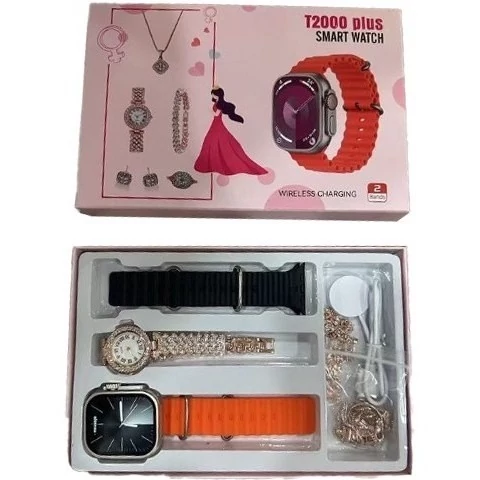 پک هدیه  ساعت هوشمند T2000 PLUS