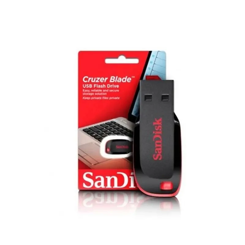 فلش مموری سن دیسک USB 2.0 مدل Cruzer Blade CZ50 ظرفیت 64 گیگابایت