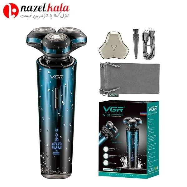 ماشین اصلاح سه تیغ وی جی ار مدل VGR v-311
