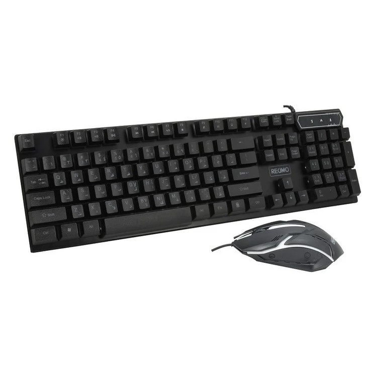 کیبورد و ماوس مخصوص بازی رسیمو مدل RM-200 RM-200 RM-200 gaming keyboard and mouse