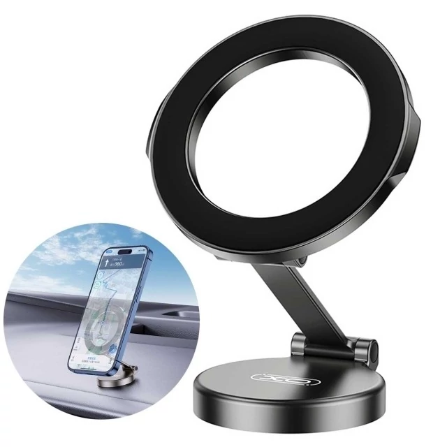 هولدر موبایل مگنتی داخل خودرو ایکس او با قابلیت چرخش 360 درجه XO C158