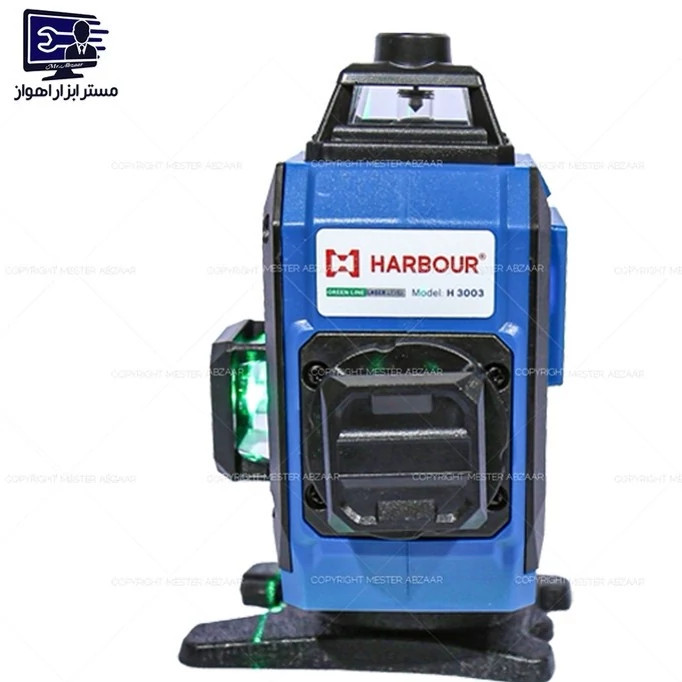 تراز لیزری 16 خط 4 بعدی شارژی 360 درجه مدل H3003 (نور سبز) تراز لیزری 16 خط 4 بعدی شارژی 360 درجه مدل H3003