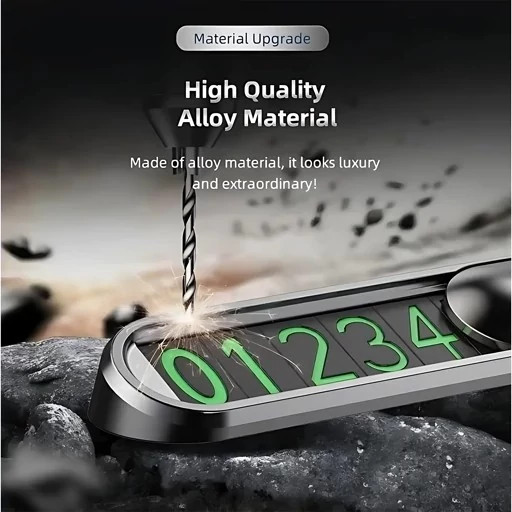 دستگاه اعلام شماره تلفن پارک موقت خودرو راک RAM0011