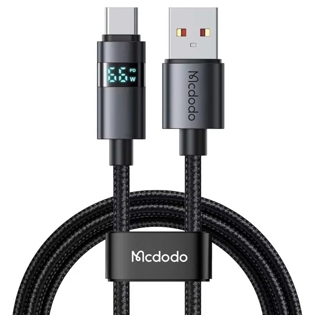کابل سوپر  فست شارژر یو اس پی  به تایپ سی 100 وات 6 آمپر 1.2 متری CA-652 Mcdodo CA-652 6A 100