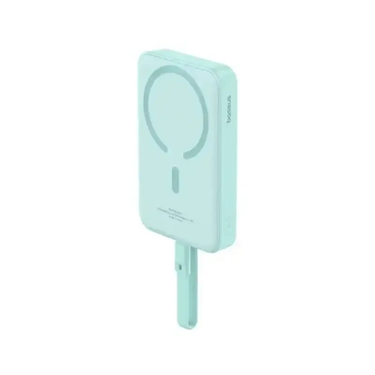 پاوربانک مگنتی باسئوس مدل Magnetic Mini Wireless 30w (Type-C Edition) ظرفیت 10000 میلی آمپر
