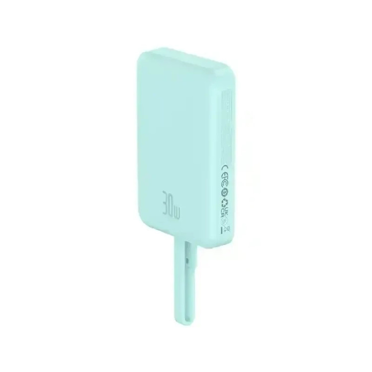 پاوربانک مگنتی باسئوس مدل Magnetic Mini Wireless 30w (Type-C Edition) ظرفیت 10000 میلی آمپر