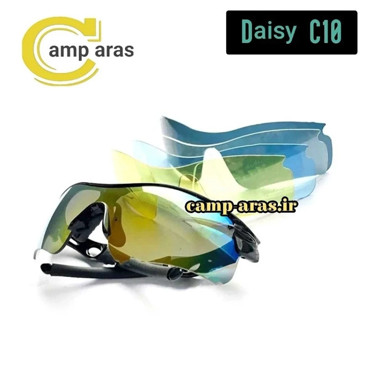عینک ورزشی دایزی پلاریزه 5 لنز DAISY C10 UV400