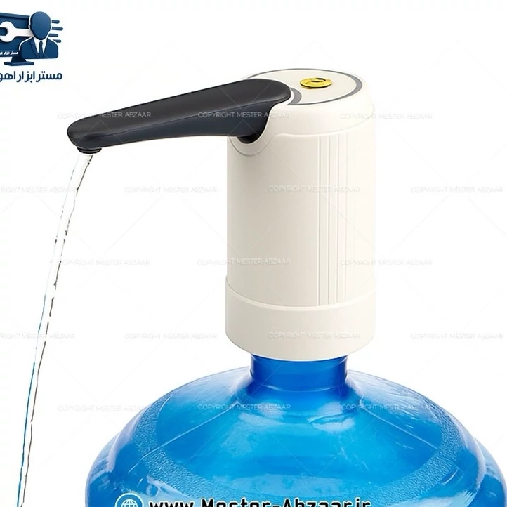 پمپ آب گالن شارژی شیر اتوماتیک تایپ C مسافرتی کمپینگ مدل automatic water dispenser TYPE-C