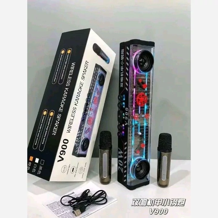 اسپیکر مدل V900 Wireless Karaoke Speaker
