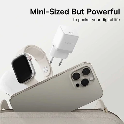 شارژر دیواری، تایپ سی، 20 وات، برند Baseus، مدل CCZC20CE