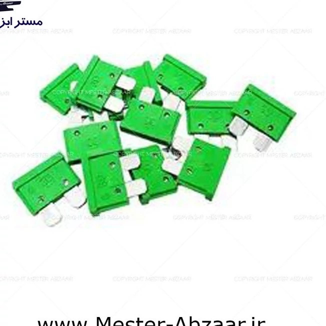 فیوز 30 آمپر لیسانس آلمان سبز کدر ماشین خودرو ایرانی پراید کوییک تیبا برند فلوزر مدل FLOSER 30A