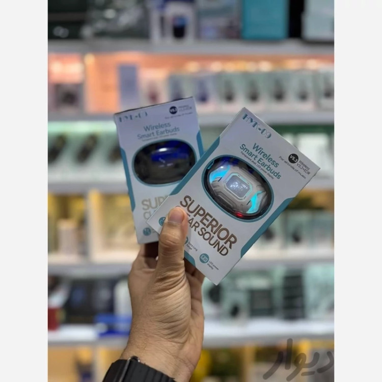 ایرپاد شیشه ای بلوتوثی مدل HYK-09 ا WIRELESS EARBUDS HYK-09