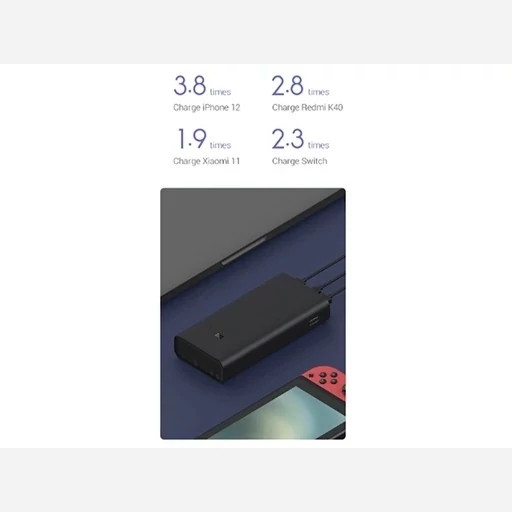 پاور بانک شارژ سریع تایپ سی 20000 شیائومی Xiaomi Mi 20000mAh Fast Charging Type-C Powerbank pb200SZM
