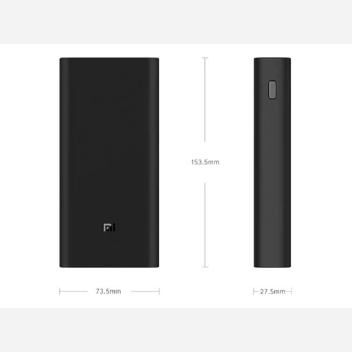 پاور بانک شارژ سریع تایپ سی 20000 شیائومی Xiaomi Mi 20000mAh Fast Charging Type-C Powerbank pb200SZM
