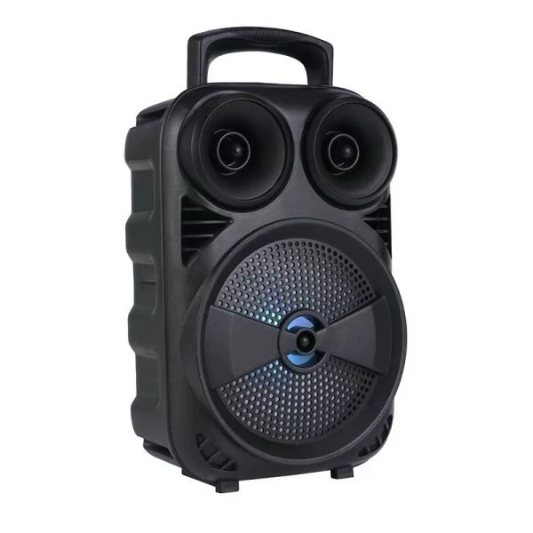 اسپیکر چمدانی مدل HF 662 رم و فلاش خور بلوتوث دار و رقص نور زیبا کیفیت بسیار عالی