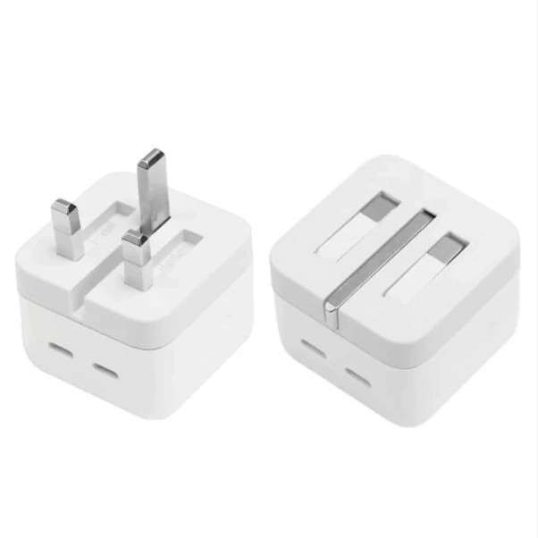 آداپتور شارژر اپل 35 وات USB-C دو پورت اورجینال