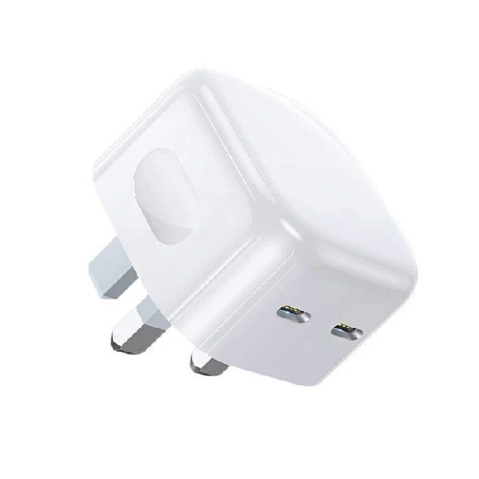 آداپتور شارژر اپل 35 وات USB-C دو پورت اورجینال