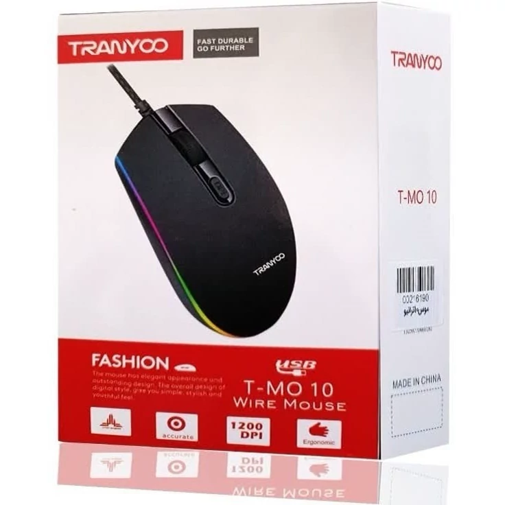 موس سیم دار برند ترانیو مدل TRANYOO T-MO10
