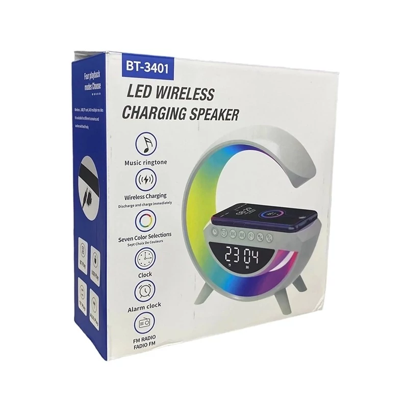 اسپیکر بلوتوثی G مدل BT-3401 (دارای شارژر وایرلس)