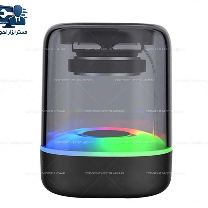 اسپیکر بلوتوثی قابل حمل 7 رنگ RGB شارژی مسافرتی مدل E-3061