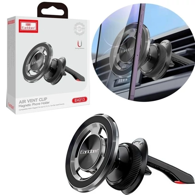 هولدر مگنتی گوشی موبایل برای دریچه کولر خودرو ارلدام مدل EH-213 Earldom Air