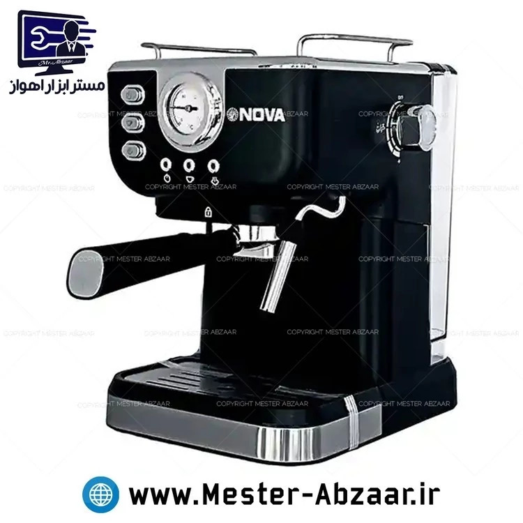 اسپرسو و قهوه ساز 2200 وات نوا کد 183 پمپ 20 بار اسپرسوساز نووا مدل NOVA 1-8-3