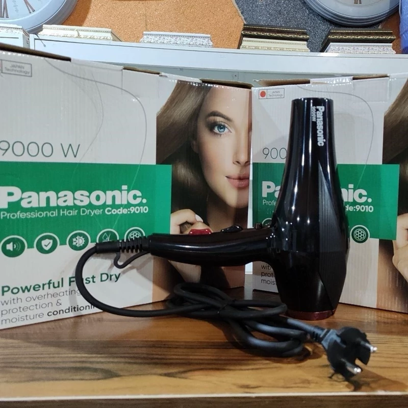 سشوار پاناسونیک مدل EH-ND63 با توان 2000 وات، رنگ مشکی