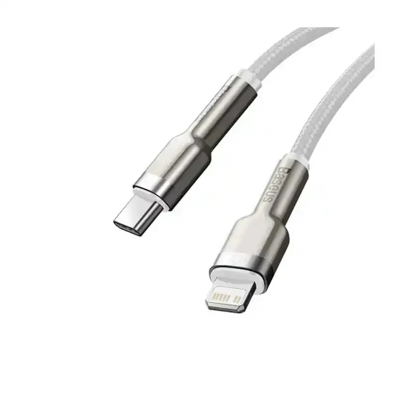 کابل شارژ Type-C to iP باسئوس مدل Cafule Series Metal با طول 2 متر 20 وات