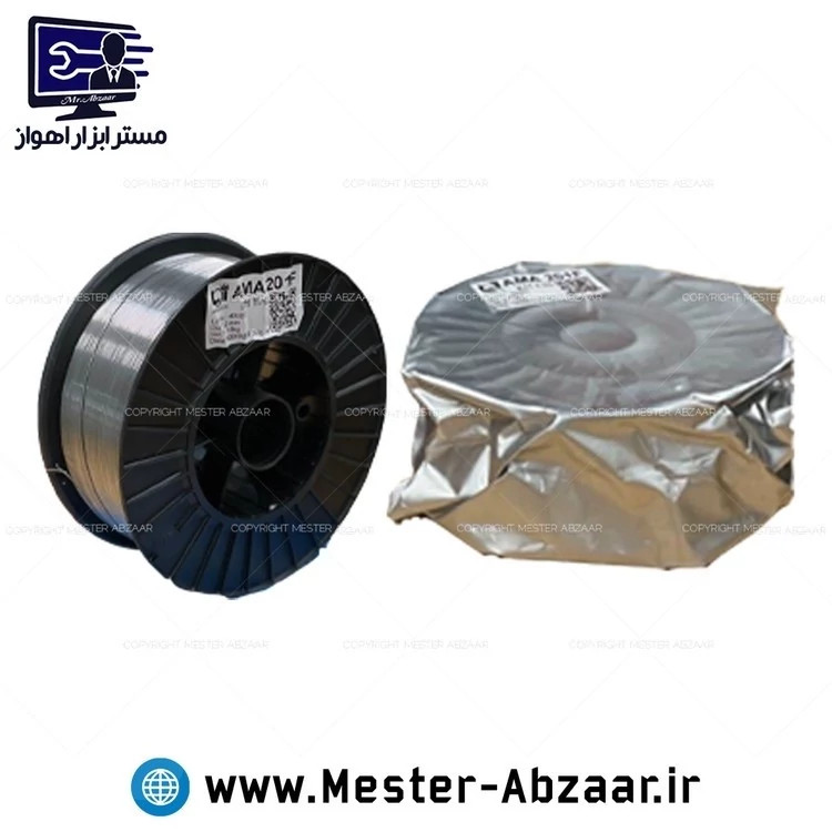 سیم جوش توپودری بدون گاز CO2 یک کیلویی 0.8 میلی متر مدل E71T-GS 0.8MM