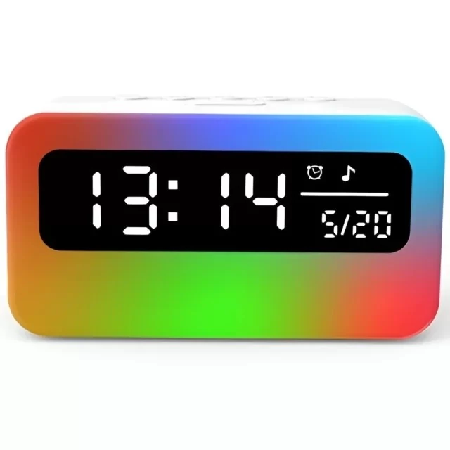 اسپیکر بلوتوثی، ساعت زنگ دارو چراغ خواب شارژی JSK-L30