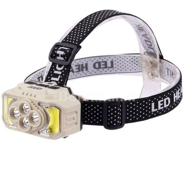 چراغ پیشانی چندحالته سنسور دار HX-815 چراغ قوه و پروژکتور
