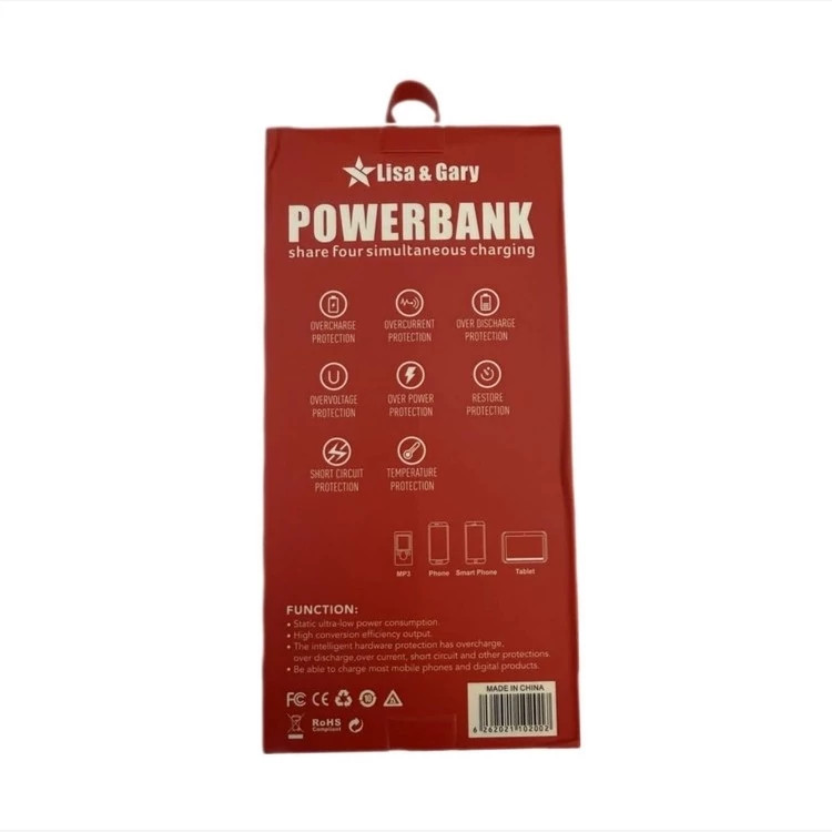 پاور بانک اصلی لیزا و گری مدل led001 ظرفیت 20000 میلی آمپرساعت Original Lisa and Gray Power Bank Model LED001 Capacity 2