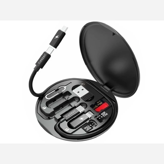 مجموعه کابل چند کاره تایپ سی  یو اس بی  میکرو و لایتنینگ 60 وات ارلدام Earldom TC20 Data