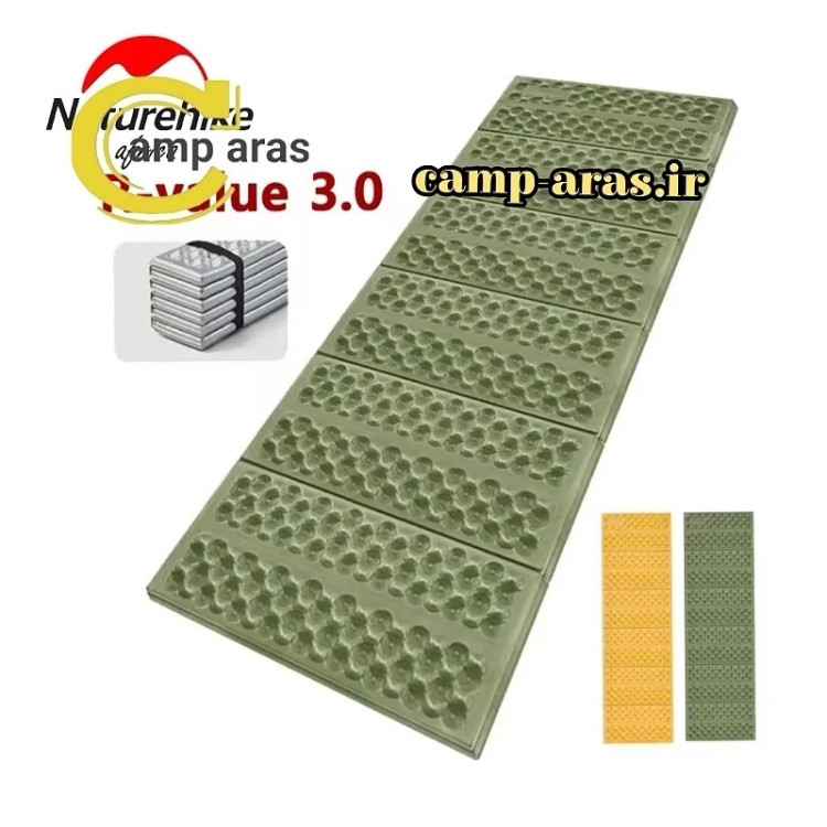 زیرانداز تاشو آکاردئونی نیچرهایک CNK2550WS030 یک نفره مدل Troues R3.0