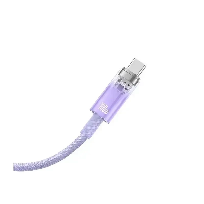 کابل شارژ Type-C to Type-C باسئوس مدل Explorer Series Smart Temperature با طول 2 متر 100 وات