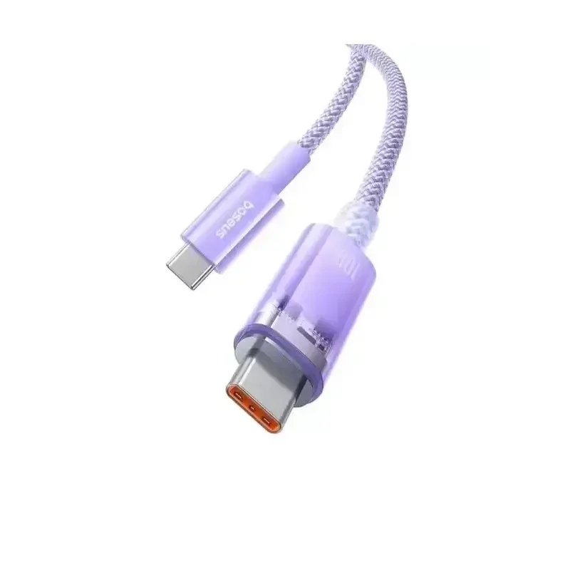کابل شارژ Type-C to Type-C باسئوس مدل Explorer Series Smart Temperature با طول 2 متر 100 وات