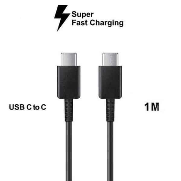 کابل سوپرفست دو سر تایپ سی Type-C to Type-C سامسونگ
