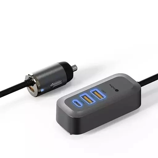 شارژر فندکی فست شارژ تایپ سی 100 وات پرووان PCG23
