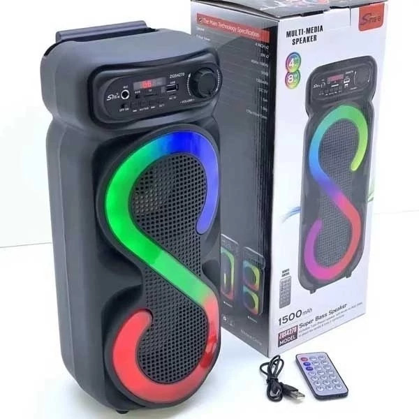 اسپیکر بلوتوثی zqs 4270 و کنترل دار