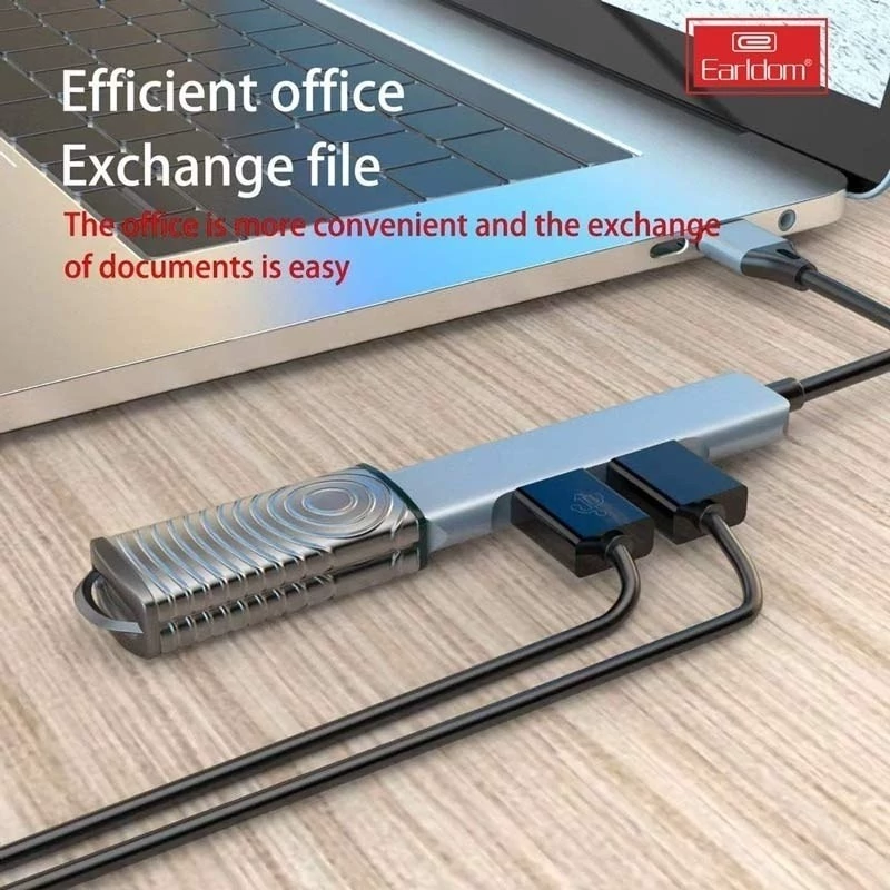 هاب 3 پورت USB-C ارلدام مدل HUB10