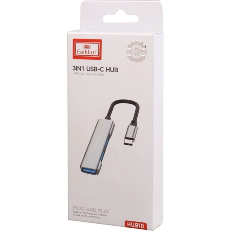 هاب 3 پورت USB-C ارلدام مدل HUB10