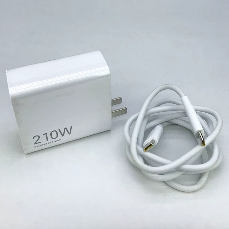 شارژر 210 وات اورجینال سرکارتنی شیائومی بهمراه کابل xiaomi 210w charger
