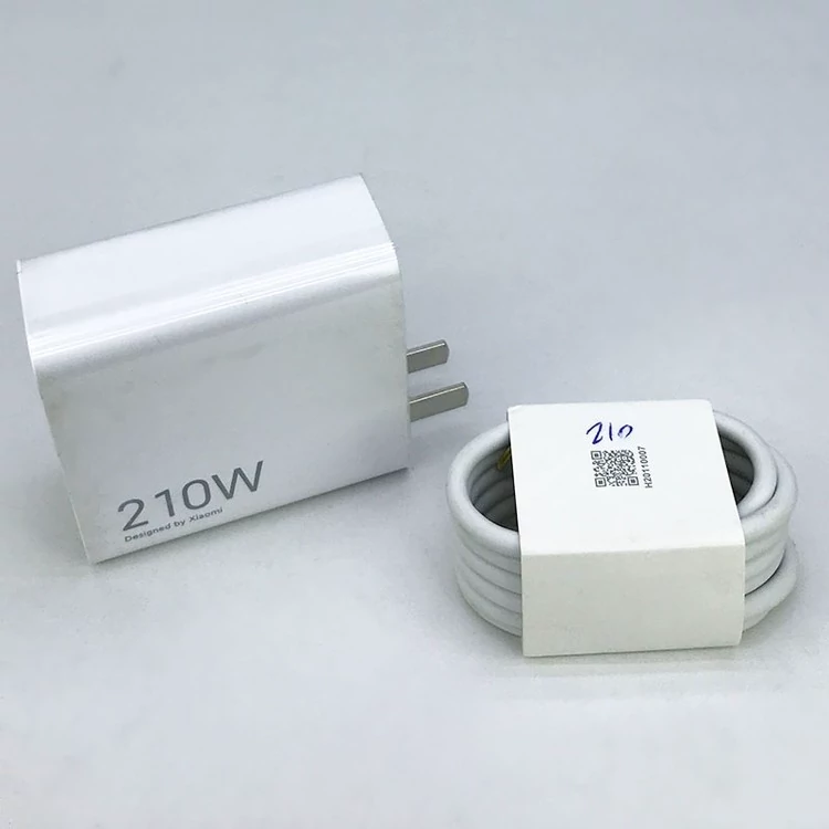 شارژر 210 وات اورجینال سرکارتنی شیائومی بهمراه کابل xiaomi 210w charger