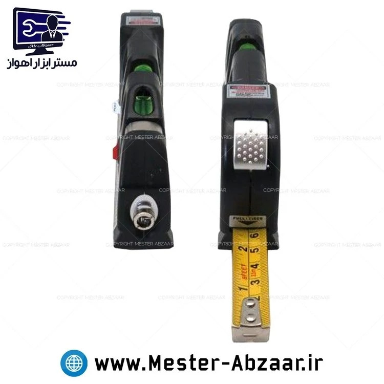متر لیزری سه کاره و تراز لیزری چندکاره دو خط قرمز خط کش دار مدل FIXIT LASER LEVEL PRO 3