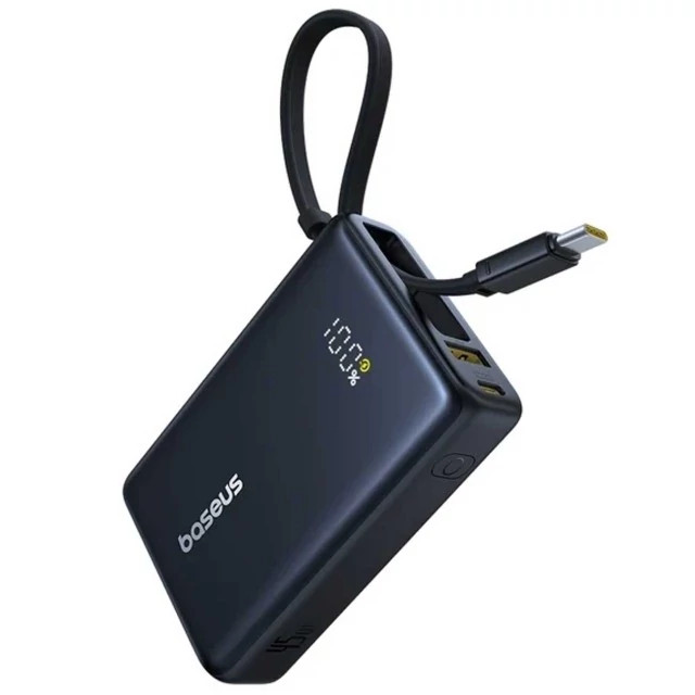 پاوربانک 10000 تایپ سی 45 وات و USB بیسوس PPPG-1W45C