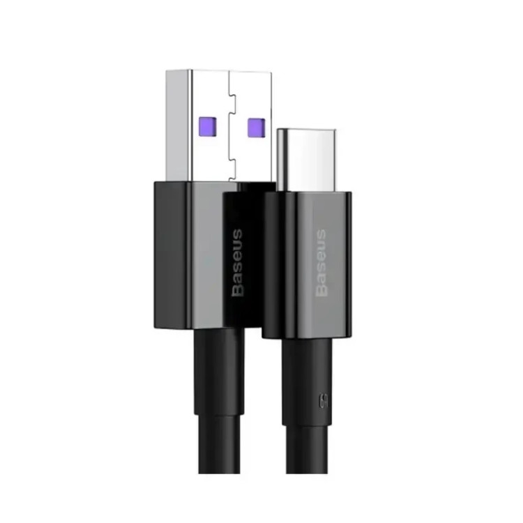 کابل شارژ و انتقال داده باسئوس مدل Baseus Superior Fast Charging Cable USB-A To USB-C 66W با طول 1 متر