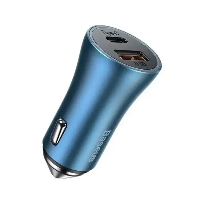 شارژر فندکی باسئوس مدل Golden Contactor Pro U+C با توان 40 وات