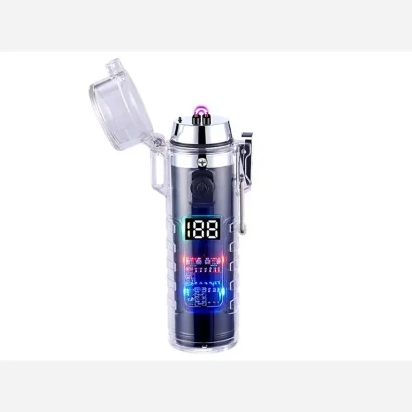 شارژفندکی  دارای چراغ قوه Cylindrical Electric Lighter With Flashlight HB-2564 (1) 2