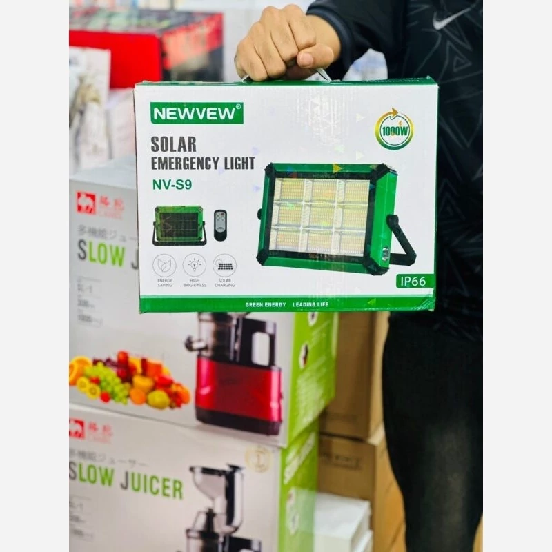 پروژکتور خورشیدی NEWVEW مدل NV-S9 چراغ قوه